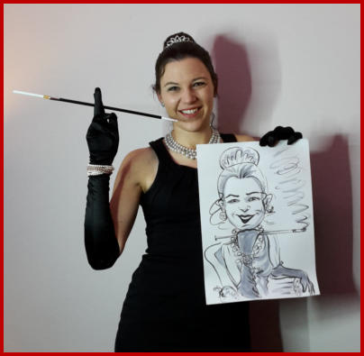 Hochzeitszeichner, Karikaturzeichner und Schnellzeichner Mike Bauer