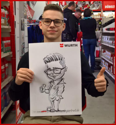 Messezeichner, Karikaturzeichner mb-portrait.de