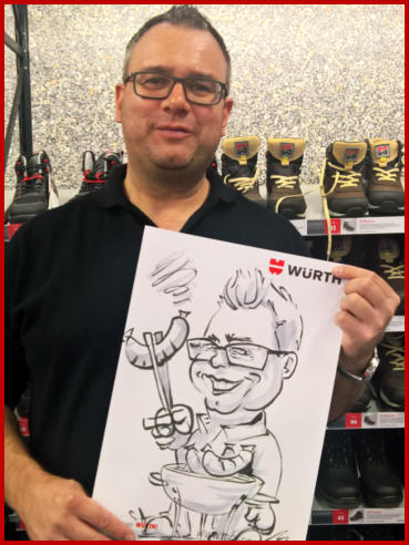 Messezeichner, Karikaturzeichner mb-portrait.de